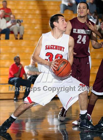 Thumbnail 1 in Sagemont vs Saint Benedicts (City of Palms Classic) photogallery.