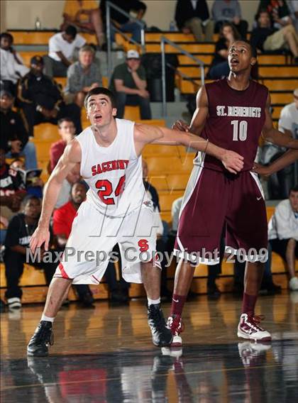 Thumbnail 3 in Sagemont vs Saint Benedicts (City of Palms Classic) photogallery.