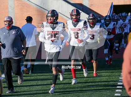 Thumbnail 2 in Pioneer vs Liberty Hill (UIL 5A D2 Quarterfinal Playoff) photogallery.