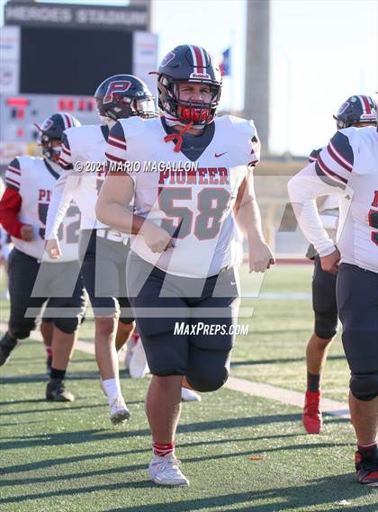 Thumbnail 1 in Pioneer vs Liberty Hill (UIL 5A D2 Quarterfinal Playoff) photogallery.
