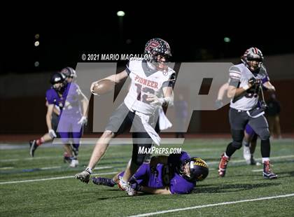 Thumbnail 3 in Pioneer vs Liberty Hill (UIL 5A D2 Quarterfinal Playoff) photogallery.