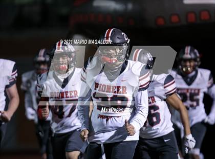 Thumbnail 2 in Pioneer vs Liberty Hill (UIL 5A D2 Quarterfinal Playoff) photogallery.