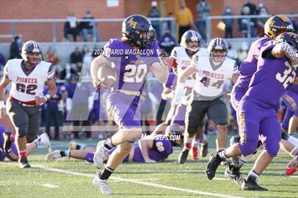 Thumbnail 1 in Pioneer vs Liberty Hill (UIL 5A D2 Quarterfinal Playoff) photogallery.