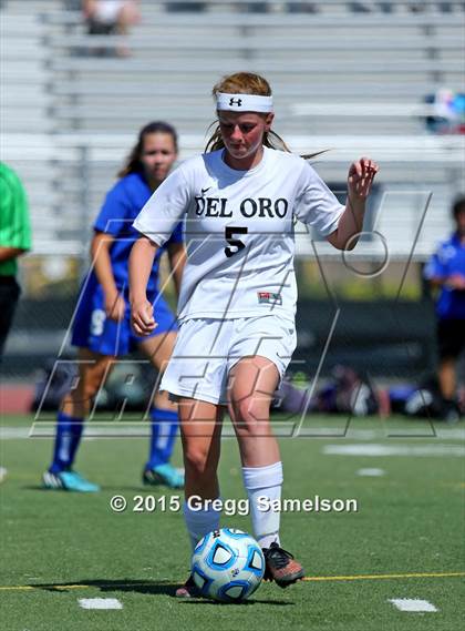 Thumbnail 3 in Del Oro vs Rocklin (CIF SJS D2 Final) photogallery.