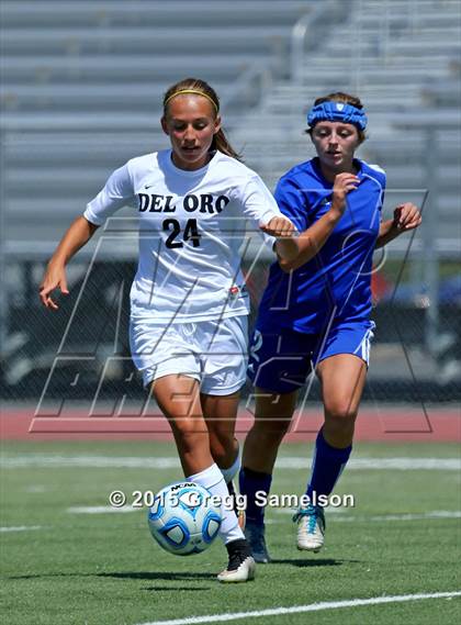 Thumbnail 3 in Del Oro vs Rocklin (CIF SJS D2 Final) photogallery.