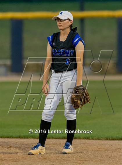 Thumbnail 1 in Hallettsville vs. Santa Gertrudis Academy (UIL 3A Regional Final) photogallery.