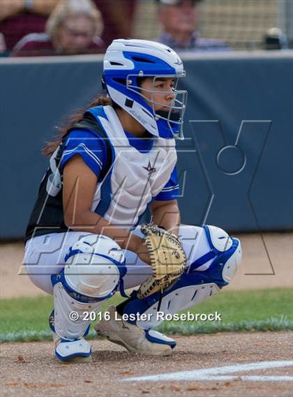 Thumbnail 2 in Hallettsville vs. Santa Gertrudis Academy (UIL 3A Regional Final) photogallery.
