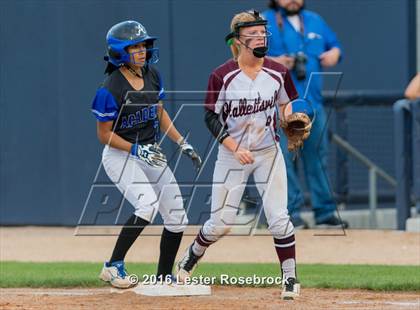 Thumbnail 2 in Hallettsville vs. Santa Gertrudis Academy (UIL 3A Regional Final) photogallery.