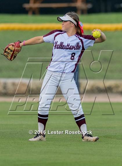 Thumbnail 2 in Hallettsville vs. Santa Gertrudis Academy (UIL 3A Regional Final) photogallery.