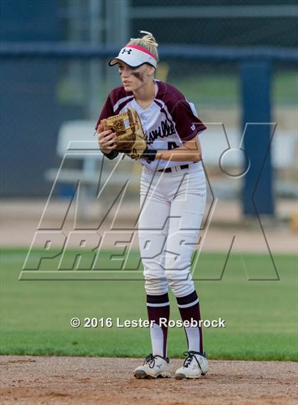 Thumbnail 2 in Hallettsville vs. Santa Gertrudis Academy (UIL 3A Regional Final) photogallery.
