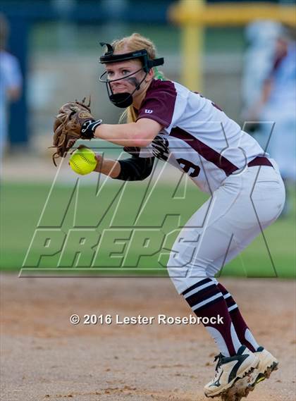Thumbnail 2 in Hallettsville vs. Santa Gertrudis Academy (UIL 3A Regional Final) photogallery.