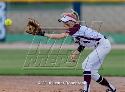 Thumbnail 2 in Hallettsville vs. Santa Gertrudis Academy (UIL 3A Regional Final) photogallery.