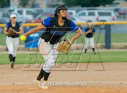 Thumbnail 3 in Hallettsville vs. Santa Gertrudis Academy (UIL 3A Regional Final) photogallery.