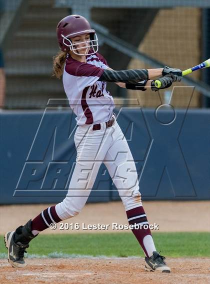 Thumbnail 3 in Hallettsville vs. Santa Gertrudis Academy (UIL 3A Regional Final) photogallery.