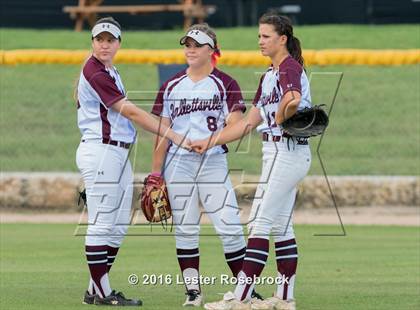 Thumbnail 2 in Hallettsville vs. Santa Gertrudis Academy (UIL 3A Regional Final) photogallery.