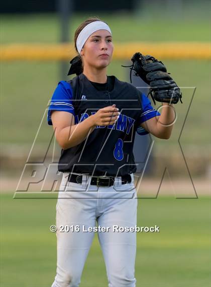 Thumbnail 3 in Hallettsville vs. Santa Gertrudis Academy (UIL 3A Regional Final) photogallery.