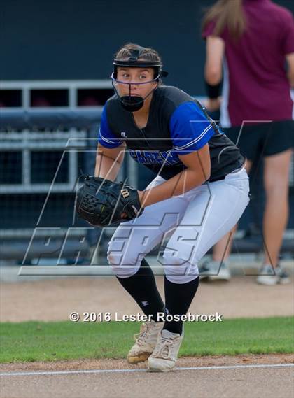 Thumbnail 1 in Hallettsville vs. Santa Gertrudis Academy (UIL 3A Regional Final) photogallery.