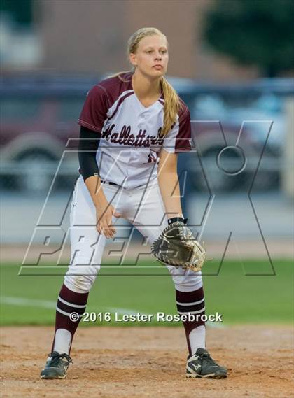 Thumbnail 1 in Hallettsville vs. Santa Gertrudis Academy (UIL 3A Regional Final) photogallery.