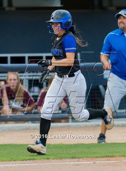 Thumbnail 2 in Hallettsville vs. Santa Gertrudis Academy (UIL 3A Regional Final) photogallery.