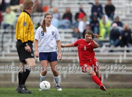 Thumbnail 2 in Columbine vs. Denver East (CHSAA Girls State Soccer Tournament) photogallery.
