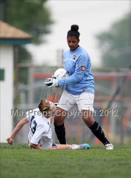 Thumbnail 1 in Columbine vs. Denver East (CHSAA Girls State Soccer Tournament) photogallery.