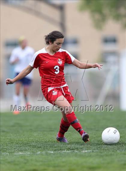 Thumbnail 1 in Columbine vs. Denver East (CHSAA Girls State Soccer Tournament) photogallery.