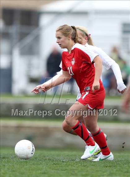 Thumbnail 3 in Columbine vs. Denver East (CHSAA Girls State Soccer Tournament) photogallery.