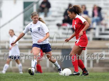 Thumbnail 3 in Columbine vs. Denver East (CHSAA Girls State Soccer Tournament) photogallery.