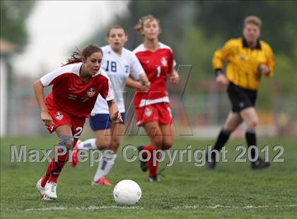 Thumbnail 3 in Columbine vs. Denver East (CHSAA Girls State Soccer Tournament) photogallery.