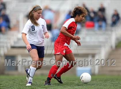 Thumbnail 2 in Columbine vs. Denver East (CHSAA Girls State Soccer Tournament) photogallery.