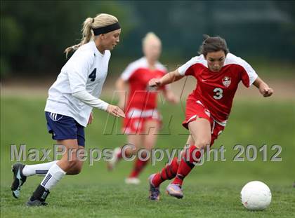 Thumbnail 1 in Columbine vs. Denver East (CHSAA Girls State Soccer Tournament) photogallery.