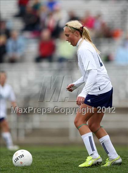 Thumbnail 2 in Columbine vs. Denver East (CHSAA Girls State Soccer Tournament) photogallery.
