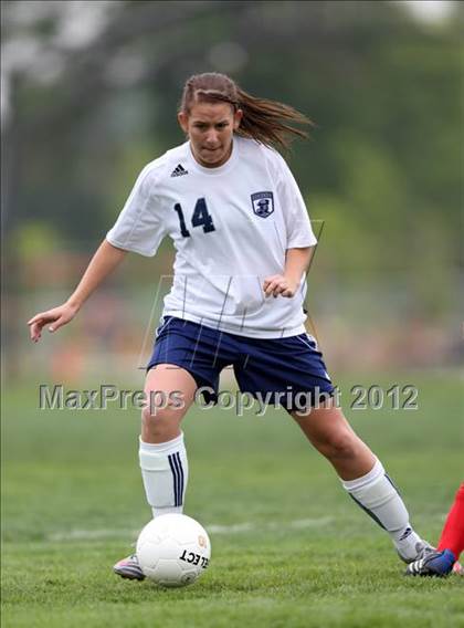 Thumbnail 1 in Columbine vs. Denver East (CHSAA Girls State Soccer Tournament) photogallery.