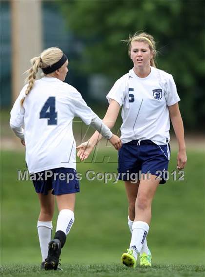 Thumbnail 1 in Columbine vs. Denver East (CHSAA Girls State Soccer Tournament) photogallery.