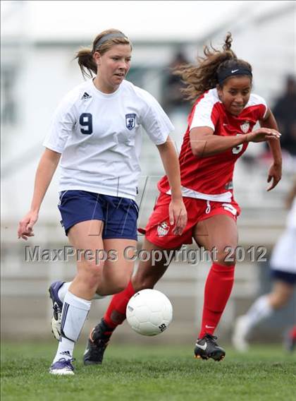 Thumbnail 3 in Columbine vs. Denver East (CHSAA Girls State Soccer Tournament) photogallery.