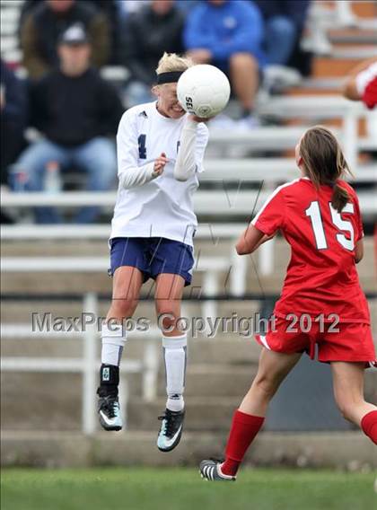 Thumbnail 2 in Columbine vs. Denver East (CHSAA Girls State Soccer Tournament) photogallery.