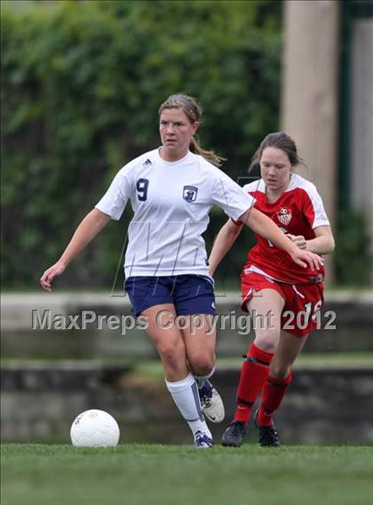 Thumbnail 1 in Columbine vs. Denver East (CHSAA Girls State Soccer Tournament) photogallery.