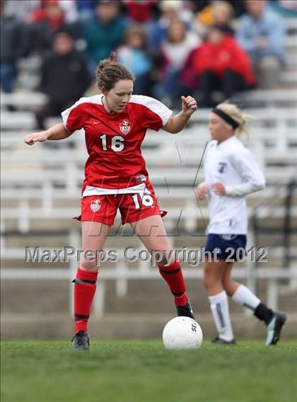 Thumbnail 2 in Columbine vs. Denver East (CHSAA Girls State Soccer Tournament) photogallery.