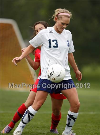 Thumbnail 1 in Columbine vs. Denver East (CHSAA Girls State Soccer Tournament) photogallery.