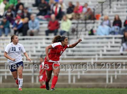 Thumbnail 2 in Columbine vs. Denver East (CHSAA Girls State Soccer Tournament) photogallery.