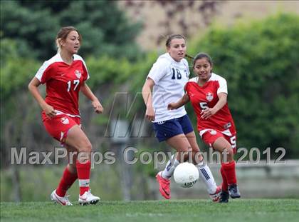 Thumbnail 2 in Columbine vs. Denver East (CHSAA Girls State Soccer Tournament) photogallery.