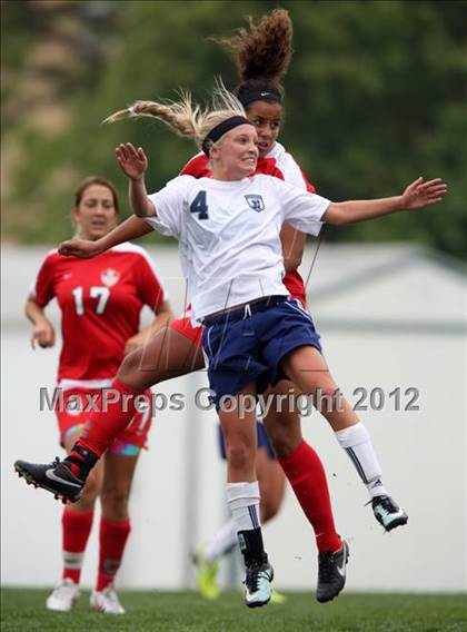 Thumbnail 1 in Columbine vs. Denver East (CHSAA Girls State Soccer Tournament) photogallery.