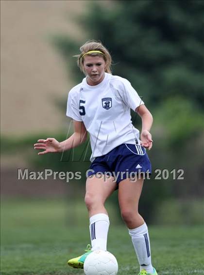 Thumbnail 1 in Columbine vs. Denver East (CHSAA Girls State Soccer Tournament) photogallery.