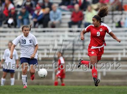 Thumbnail 1 in Columbine vs. Denver East (CHSAA Girls State Soccer Tournament) photogallery.