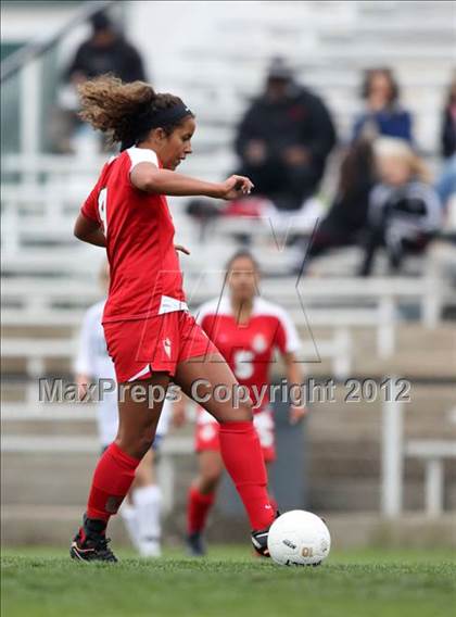 Thumbnail 3 in Columbine vs. Denver East (CHSAA Girls State Soccer Tournament) photogallery.