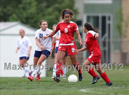 Thumbnail 3 in Columbine vs. Denver East (CHSAA Girls State Soccer Tournament) photogallery.