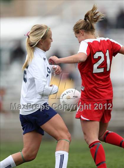 Thumbnail 3 in Columbine vs. Denver East (CHSAA Girls State Soccer Tournament) photogallery.