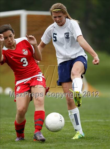 Thumbnail 2 in Columbine vs. Denver East (CHSAA Girls State Soccer Tournament) photogallery.