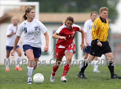 Thumbnail 2 in Columbine vs. Denver East (CHSAA Girls State Soccer Tournament) photogallery.