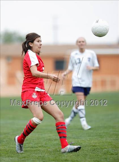 Thumbnail 2 in Columbine vs. Denver East (CHSAA Girls State Soccer Tournament) photogallery.